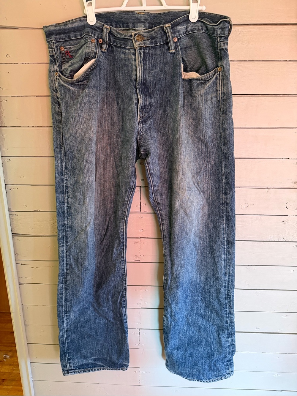 Classic Men’s Blue Denim Jeans